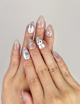 Silver Glitter Bunny