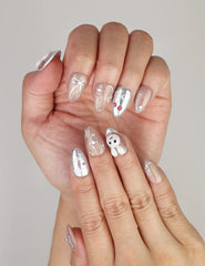 Silver Glitter Bunny