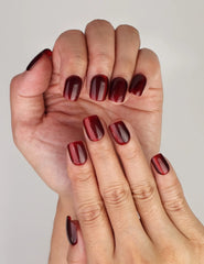 Burgundy Velvet Shine