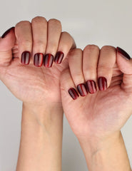 Burgundy Velvet Shine