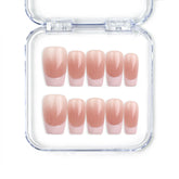 Dusky Pink handmade Singapore press on nails with soft muted pink glossy finish, classic simple nails design by naillover