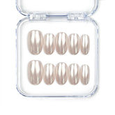 Naillover Soft Sparkle handmade press on nails in iridescent finish, Singapore press on nails