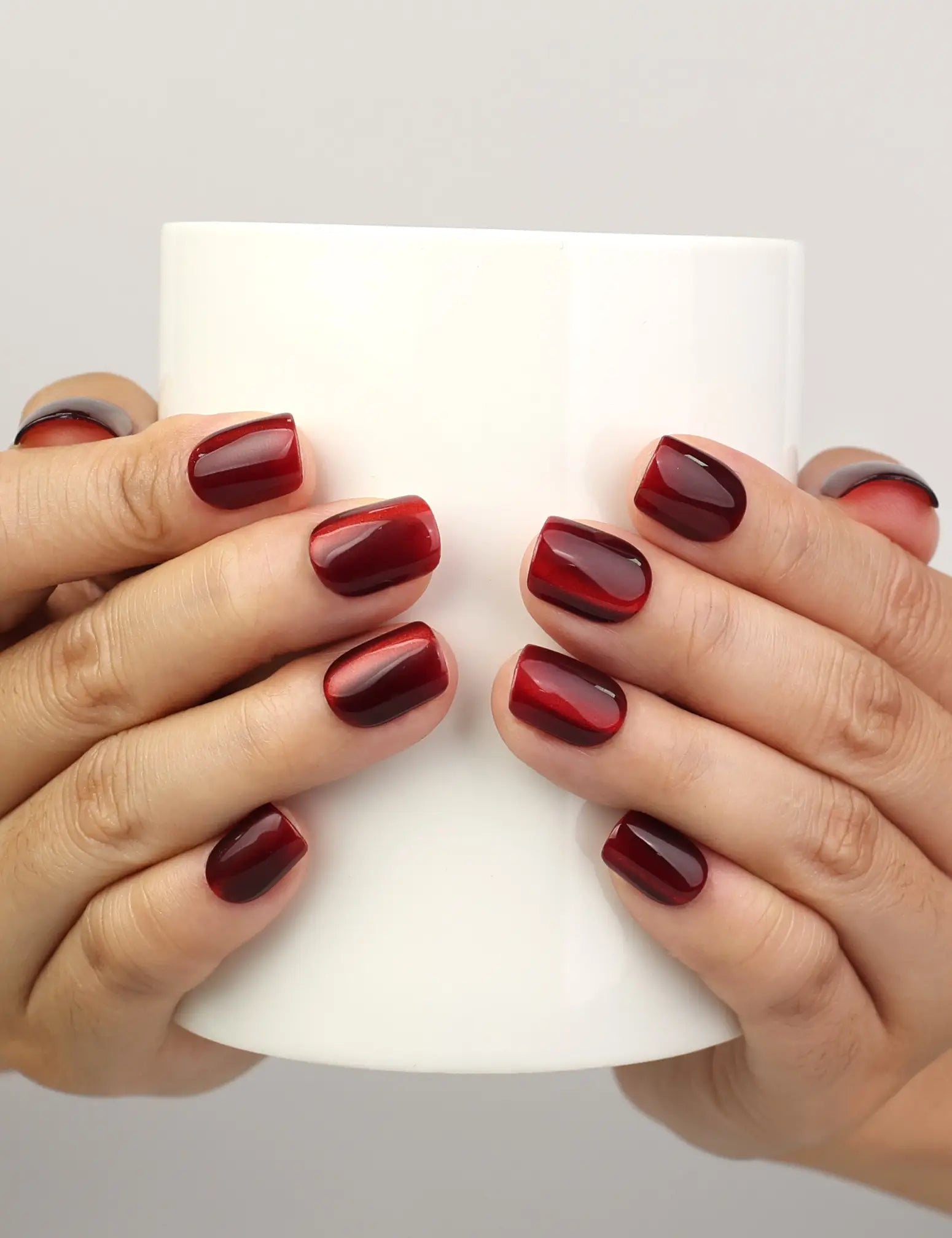 Burgundy Velvet Shine