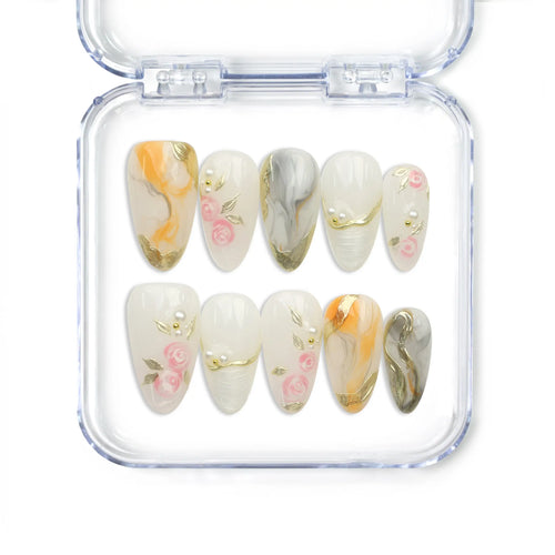 Oriental Marble Floral Luxury