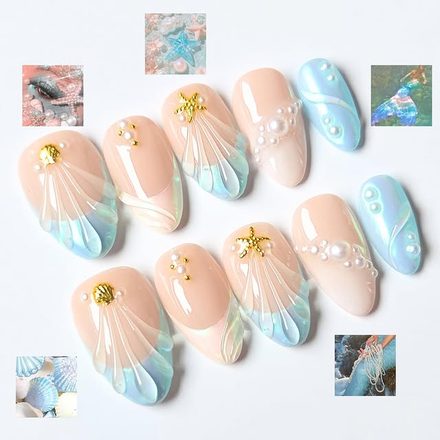Press-on nail design 2