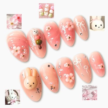 Press-on nail design 3