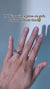 Close-up of Nail Lover’s Creamy Smile press-on nails, featuring a soft creamy neutral tone with a smooth elegant finish, perfect for chic and everyday looks.