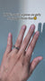 Close-up of Nail Lover’s Lavender Crush press-on nails, featuring a soft lavender hue with elegant detailing, perfect for a feminine and stylish look.